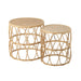 Bijzettafel Naturel Multiplex 52 cm 51.5x51.5x50.5 cm-Bijzettafels-J-Line