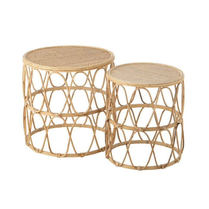 Bijzettafel Naturel Multiplex 52 cm-Bijzettafels-J-Line