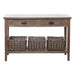 Bijzettafel Naturel Paulownia hout 40x120 cm-Bijzettafels-J-Line