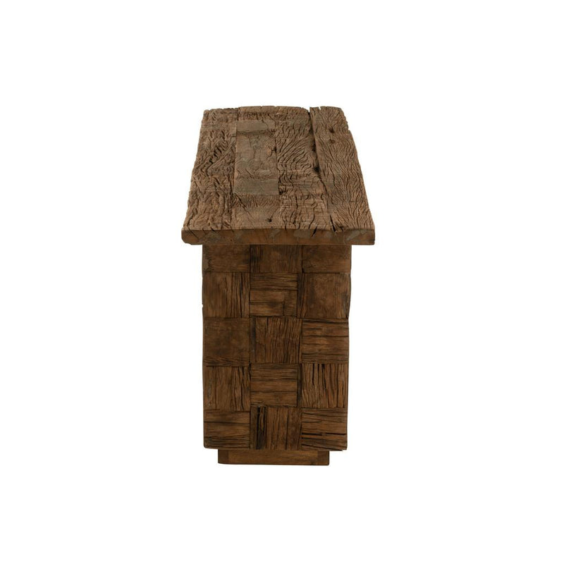 Bijzettafel Naturel Recycled hout 40x150 cm-Bijzettafels-J-Line
