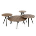 Bijzettafel Naturel Recycled hout Rond 30 cm-Bijzettafels-J-Line
