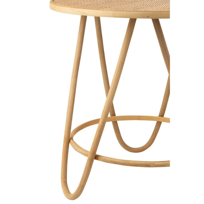 Bijzettafel Naturel Rotan S 60 cm 60x60x64 cm-Bijzettafels-J-Line