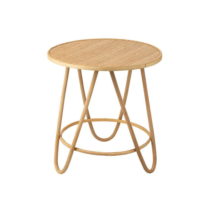 Bijzettafel Naturel Rotan S 60 cm 60x60x64 cm-Bijzettafels-J-Line