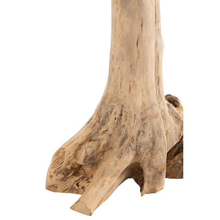 Bijzettafel Naturel Teakhout L 43 cm-Bijzettafels-J-Line