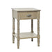 Bijzettafel Naturel ijzer 40 cm 39.5x48x90 cm-Opbergkasten-J-Line