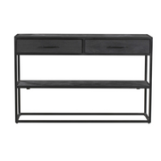Bijzettafel New York 2 lades 120x35x76 cm-Bijzettafels-Starfurn