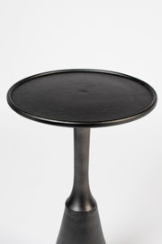 Bijzettafel Noah Antique Aluminum Zwart Ø35x65 cm-Bijzettafels-Creating Home