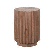 Bijzettafel Novan Espresso Mangohout 35 cm 35x35x48 cm-Bijzettafels-LABEL51