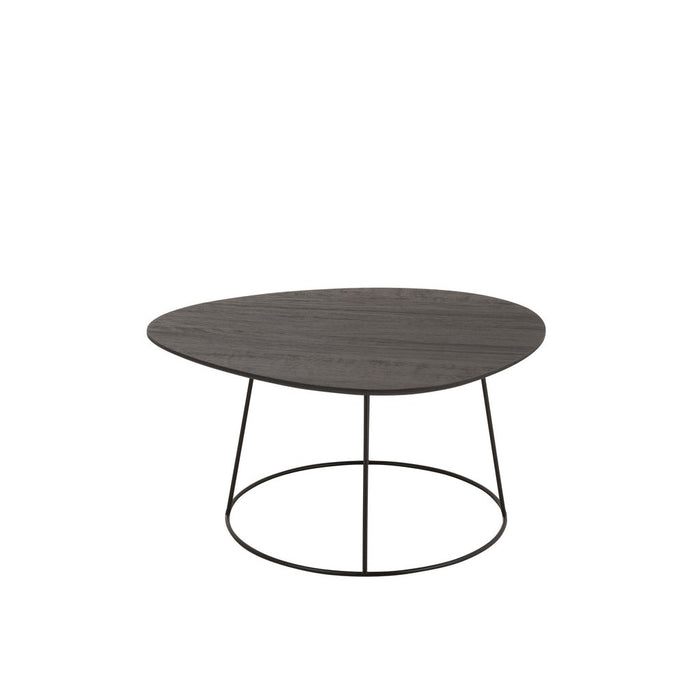 Bijzettafel Oval Hout | Metaal D Br L-Bijzettafels-J-Line