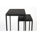 Bijzettafel Parker Set Of 2 High Black-Bijzettafels-Creating Home