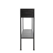 Bijzettafel Ray Zwart 28x121 cm-Bijzettafels-PTMD