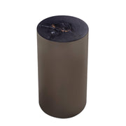 Bijzettafel Rillix Versteend Hout Zwart 30 cm-Bijzettafels-PTMD