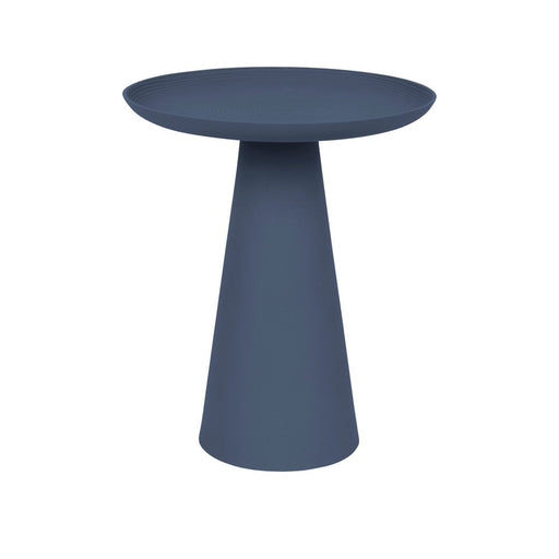 Bijzettafel Ringar Medium Metaal Blauw Ø34.5x41.5 cm-Bijzettafels-Creating Home