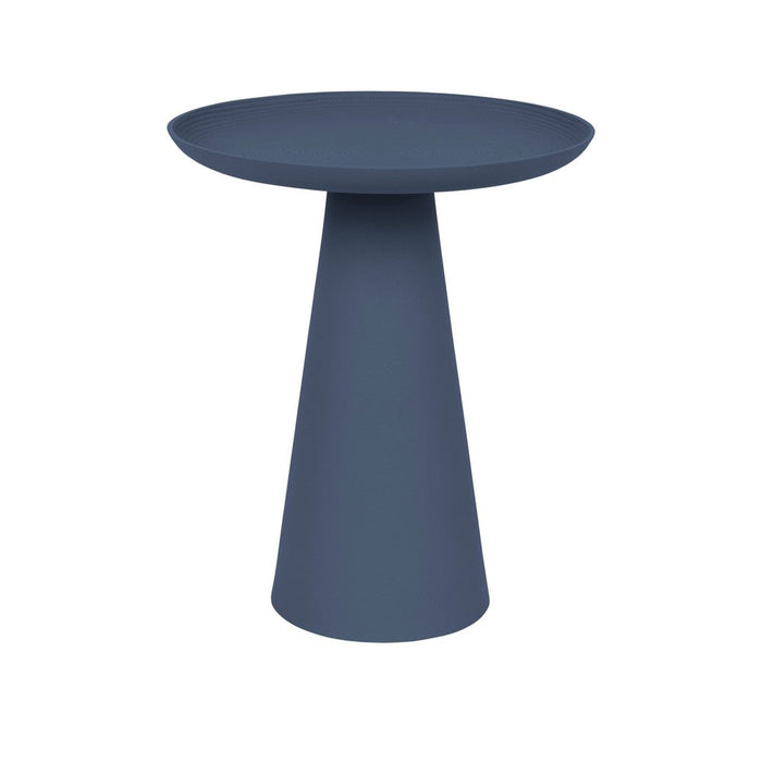 Bijzettafel Ringar Medium Metaal Blauw Ø34.5x41.5 cm-Bijzettafels-Creating Home