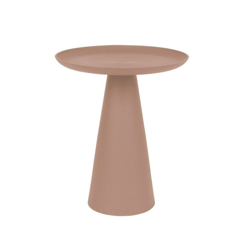 Bijzettafel Ringar Medium Rose Metaal Roze Ø34.5x41.5 cm-Bijzettafels-Creating Home