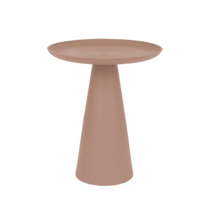 Bijzettafel Ringar Medium Rose Metaal Roze Ø34.5x41.5 cm-Bijzettafels-Creating Home