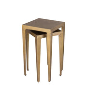Bijzettafel Rivva Geel 32 cm-Bijzettafels-PTMD