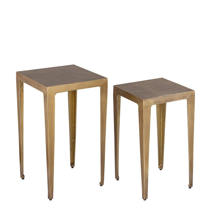 Bijzettafel Rivva Geel 32 cm-Bijzettafels-PTMD