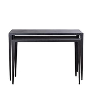 Bijzettafel Rivva Zwart 39x121 cm-Bijzettafels-PTMD