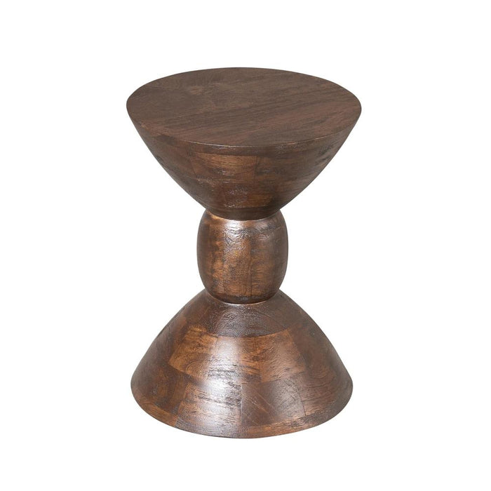 Bijzettafel Ron Bruin Mangohout 30 cm-Bijzettafels-Starfurn