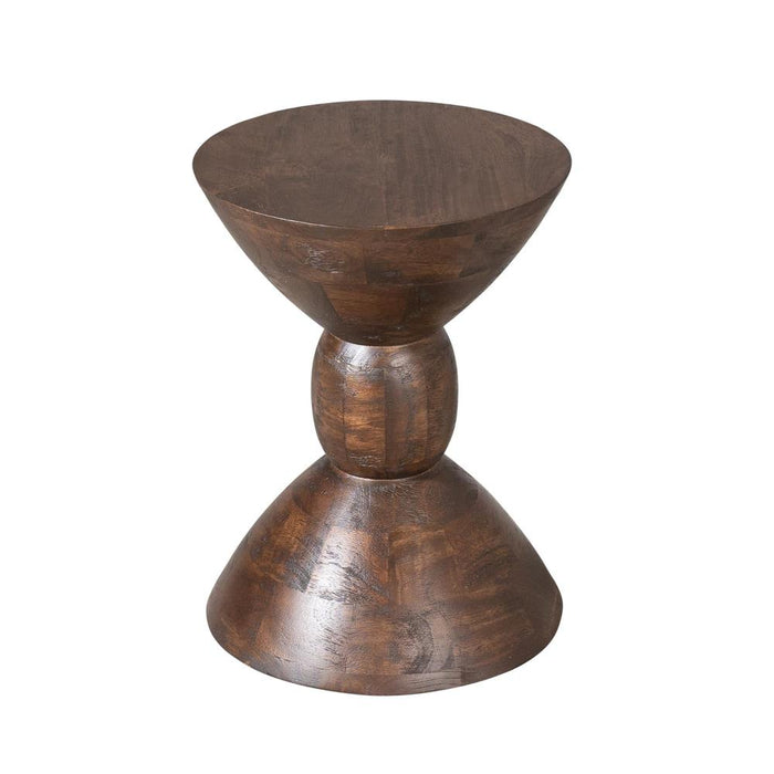 Bijzettafel Ron Bruin Mangohout 30 cm-Bijzettafels-Starfurn