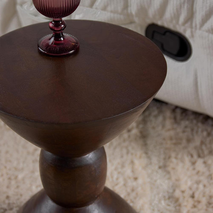 Bijzettafel Ron Bruin Mangohout 30 cm-Bijzettafels-Starfurn