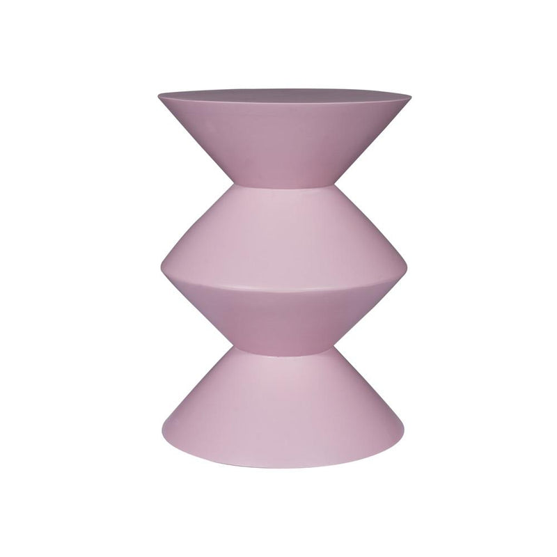 Bijzettafel Roze Mangohout 33 cm 33x33x45 cm-Bijzettafels-Starfurn