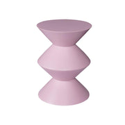 Bijzettafel Roze Mangohout 33 cm 33x33x45 cm-Bijzettafels-Starfurn