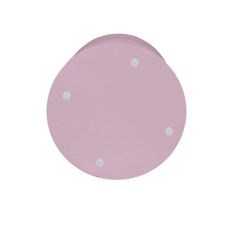 Bijzettafel Roze Mangohout 33 cm 33x33x45 cm-Bijzettafels-Starfurn