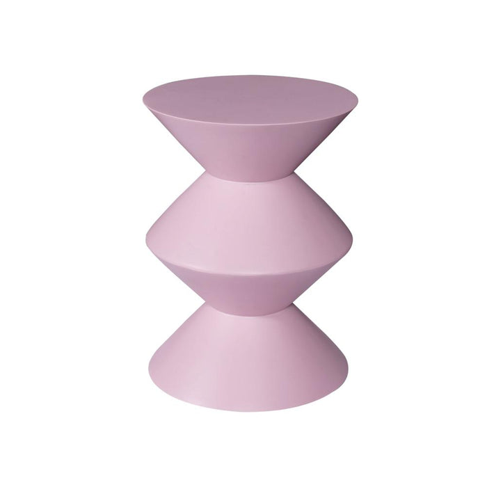 Bijzettafel Roze Mangohout 33 cm-Bijzettafels-Starfurn