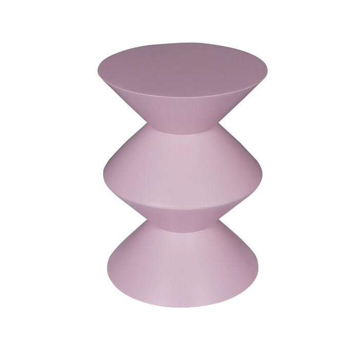 Bijzettafel Roze Mangohout 33 cm-Bijzettafels-Starfurn