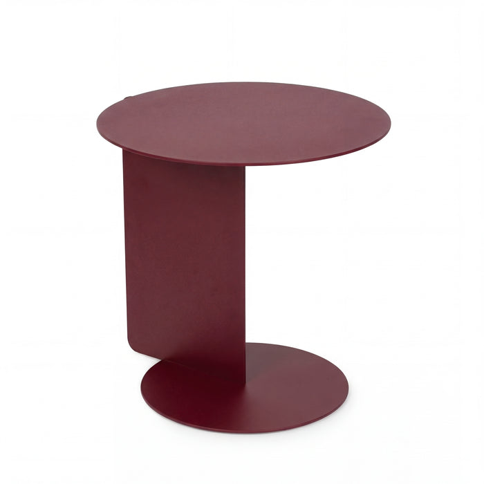 Bijzettafel SALSA Staal Burgundy 40x40x40cm Spinder Design-Bijzettafels-Spinder