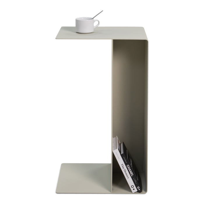 Bijzettafel SLIDE High Banktafel Staal Sand 30x40x68cm Spinder Design-Bijzettafels-Spinder
