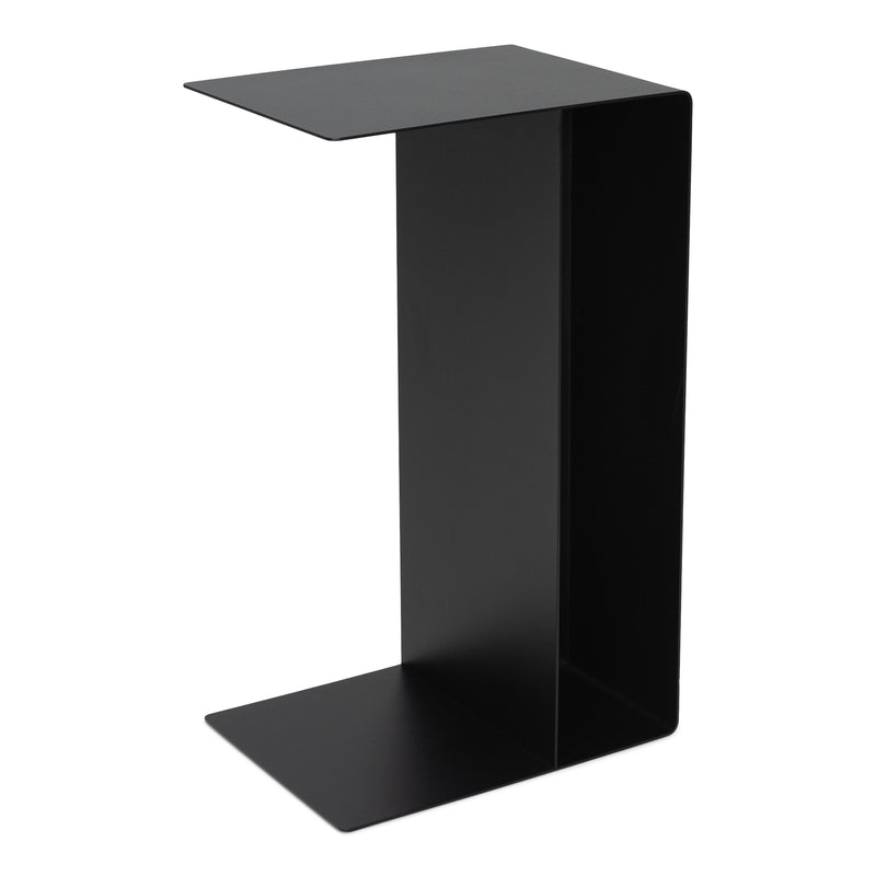Bijzettafel SLIDE High Banktafel Staal Zwart 30x40x68cm-3-Zitsbanken-Spinder