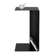 Bijzettafel SLIDE High Banktafel Staal Zwart 30x40x68cm-3-Zitsbanken-Spinder