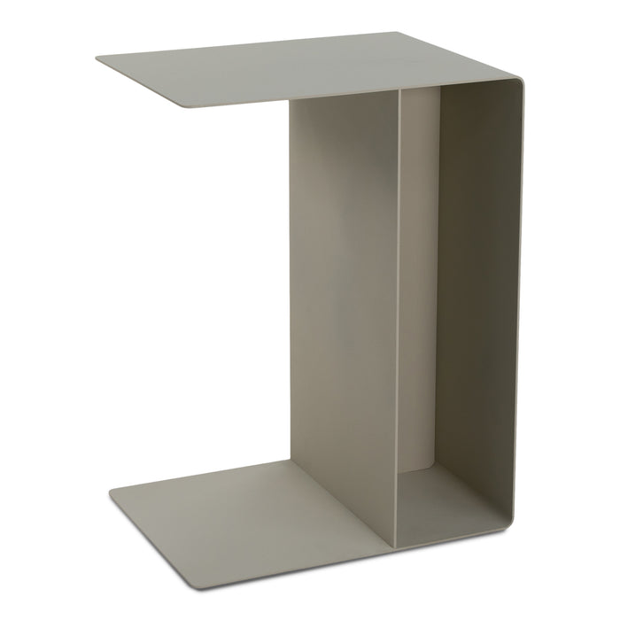 Bijzettafel SLIDE Low Banktafel Staal Sand 30x40x54cm Spinder Design-Bijzettafels-Spinder