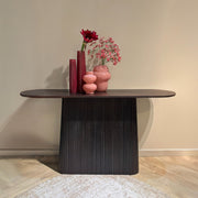 Bijzettafel Salvator Mangohout Bruin 40x140 cm 31188-Bijzettafels-Livingfurn
