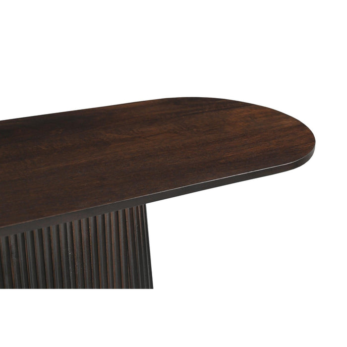 Bijzettafel Salvator Mangohout Bruin 40x140 cm-Bijzettafels-Livingfurn