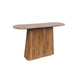 Bijzettafel Salvator Mangohout Bruin 40x140 cm-Wandtafels-Livingfurn