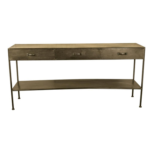 Bijzettafel Simple Geel 31x172 cm-Bijzettafels-PTMD