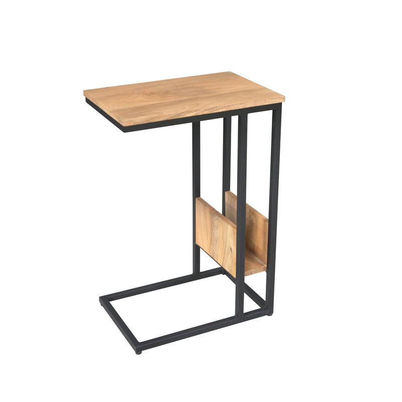 Bijzettafel Slider Naturel Metaal 48x32 cm STF STF-3044-Bijzettafels-Starfurn