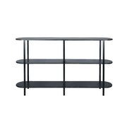 Bijzettafel Sophisticated Zwart 31x160 cm-Bijzettafels-PTMD