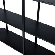 Bijzettafel Sophisticated Zwart 31x160 cm-Bijzettafels-PTMD