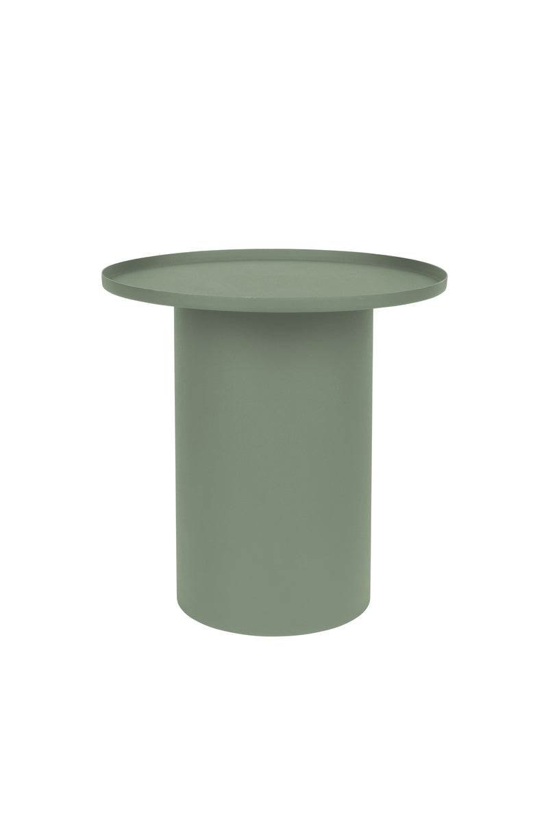 Bijzettafel Sverre Rond Metaal Groen Ø45.5x45 cm-Bijzettafels-Creating Home