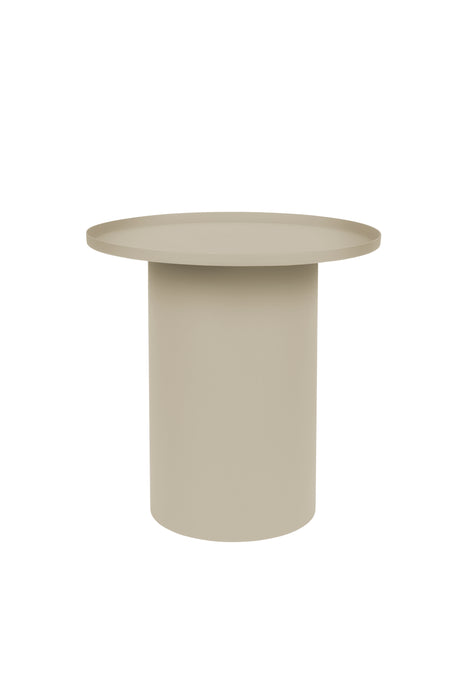 Bijzettafel Sverre Rond Metaal Ivoor Ø45.5x45 cm-Bijzettafels-Creating Home