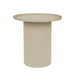 Bijzettafel Sverre Rond Metaal Ivoor Ø45.5x45 cm-Bijzettafels-Creating Home