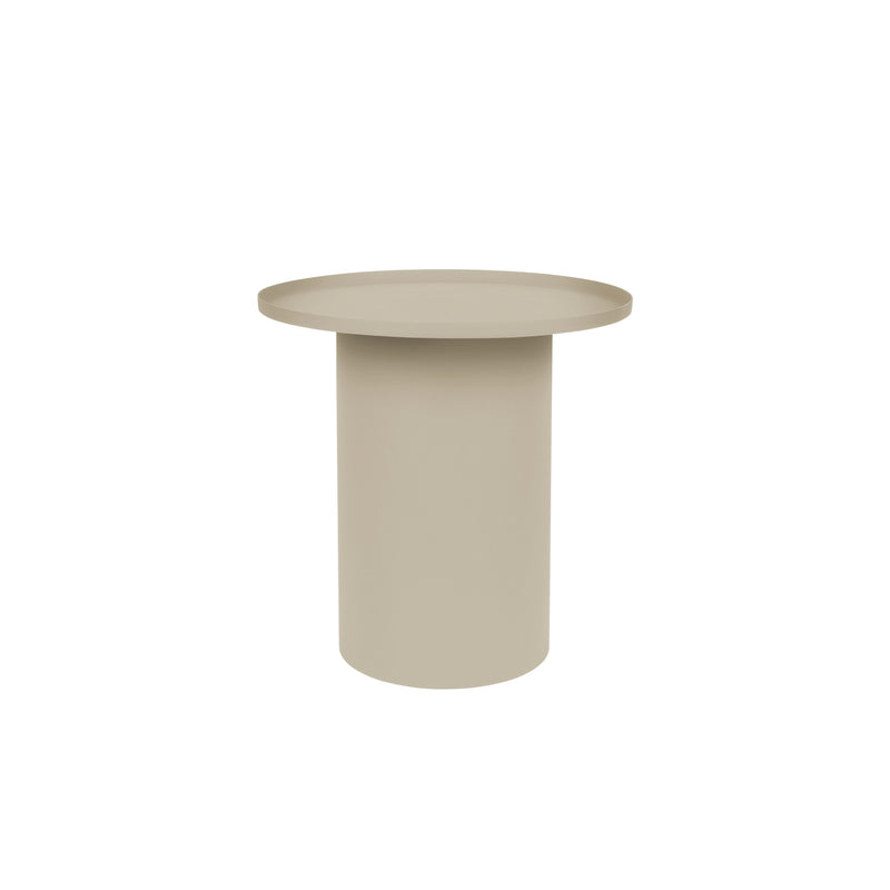 Bijzettafel Sverre Rond Metaal Ivoor Ø45.5x45 cm-Bijzettafels-Creating Home