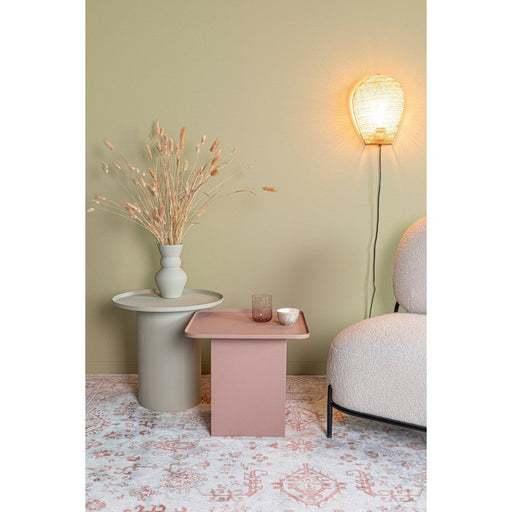 Bijzettafel Sverre Square Rose Pink-Bijzettafels-Creating Home