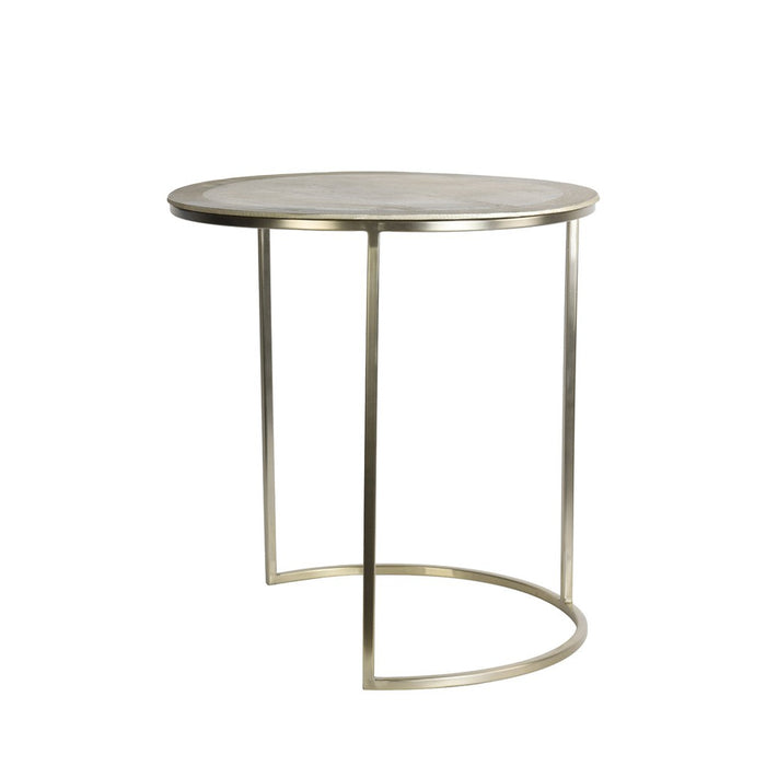 Bijzettafel Talca - Goud - Ø50+Ø40cm - Luxe-Bijzettafels-Light & Living