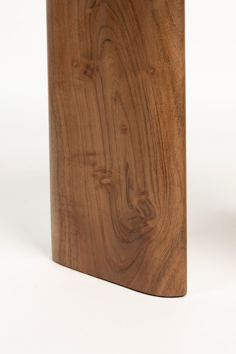 Bijzettafel Tanda Marble Bruin 56x37 cm-Bijzettafels-Creating Home